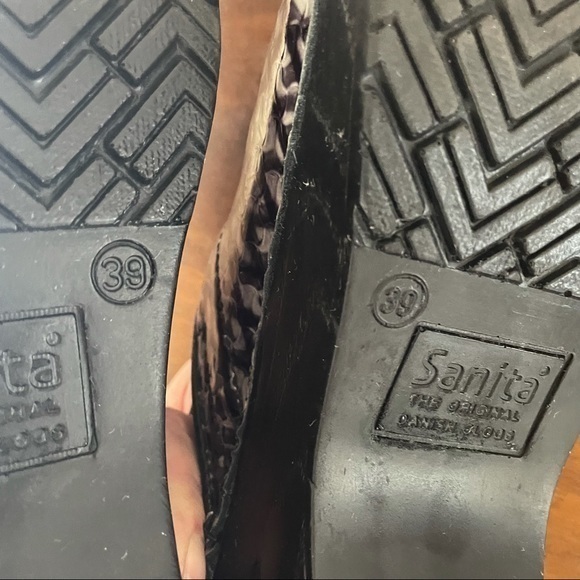 Sanita gray embossed nursing career comfort‎ clogs - Picture 6 of 7